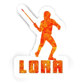 Sticker Lora Fencer Image