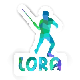 Fencer Sticker Lora Image