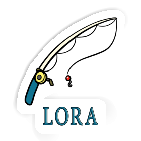 Sticker Fishing Rod Lora Image