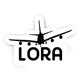 Airplane Sticker Lora Image