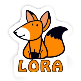 Aufkleber Fuchs Lora Image