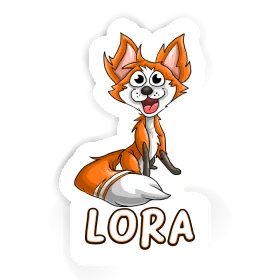 Aufkleber Fuchs Lora Image