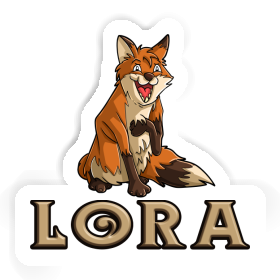 Aufkleber Fuchs Lora Image