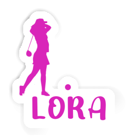 Golfer Sticker Lora Image