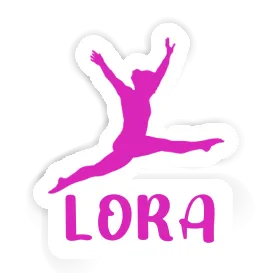 Sticker Lora Gymnast Image