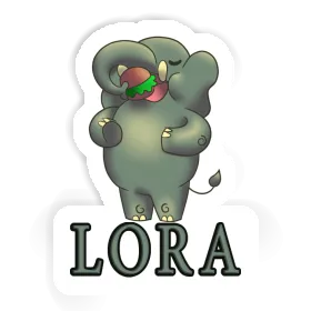 Sticker Lora Elephant Image