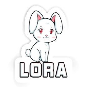 Autocollant Lora Lapin Image