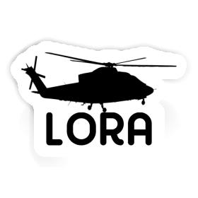 Sticker Helicopter Lora Image