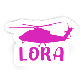 Lora Sticker Helicopter Image