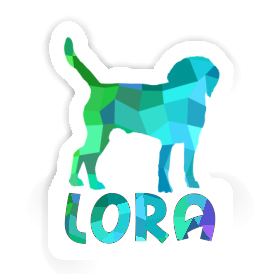 Aufkleber Lora Hund Image