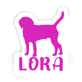 Lora Sticker Hund Image