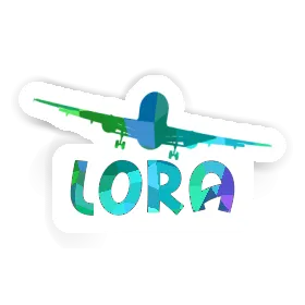 Airplane Sticker Lora Image