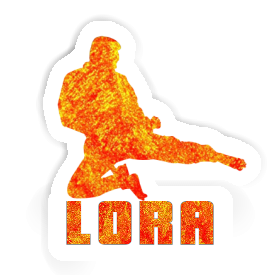 Karateka Sticker Lora Image