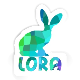 Autocollant Lora Lapin Image