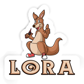 Sticker Kangaroo Lora Image