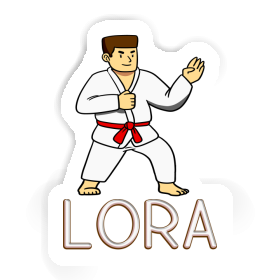 Karateka Sticker Lora Image