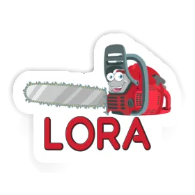 Lora Sticker Kettensäge Image