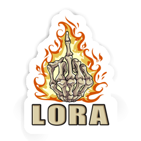 Lora Sticker Middlefinger Image