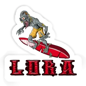 Sticker Surfer Lora Image