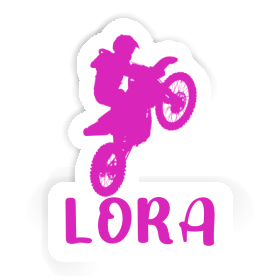 Sticker Motocross Rider Lora Image