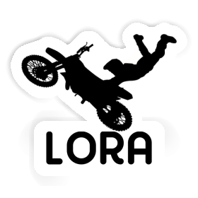 Sticker Lora Motocross Rider Image