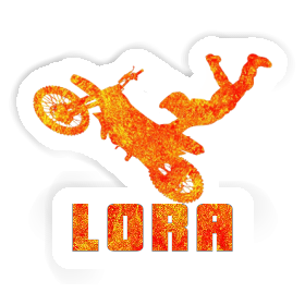 Motocross Jumper Sticker Lora Image