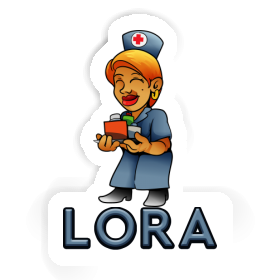 Sticker Lora Nurse Image