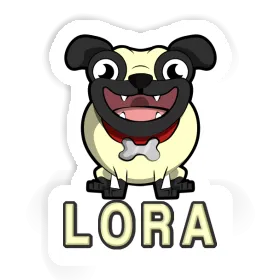 Sticker Pug Lora Image