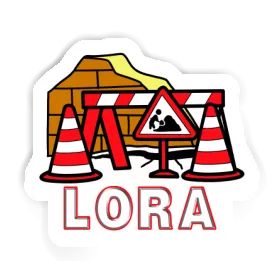 Road Construction Sticker Lora Image