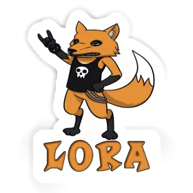 Rocker Fox Sticker Lora Image