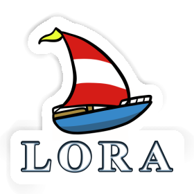 Sailboat Sticker Lora Image