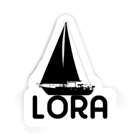 Sailboat Sticker Lora Image