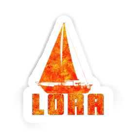 Sailboat Sticker Lora Image