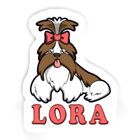 Shih Tzu Sticker Lora Image