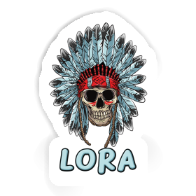 Indian Skull Sticker Lora Image