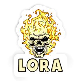 Lora Sticker Skull Image