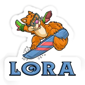 Lora Sticker Boarder Image