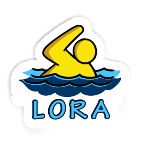 Swimmer Sticker Lora Image