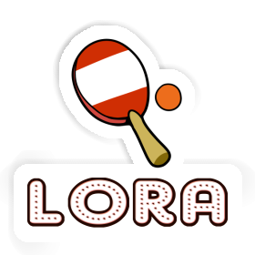 Sticker Table Tennis Paddle Lora Image