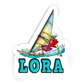 Lora Sticker Surfer Image