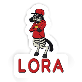 Lora Sticker Zebra Image