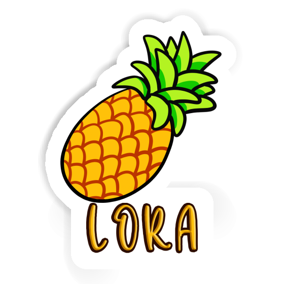 Pineapple Sticker Lora Laptop Image