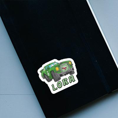 Sticker Race car Lora Gift package Image