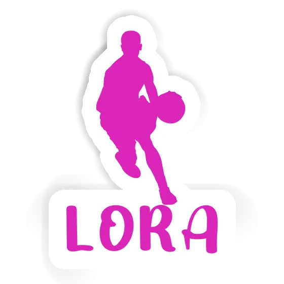 Joueur de basket-ball Autocollant Lora Image