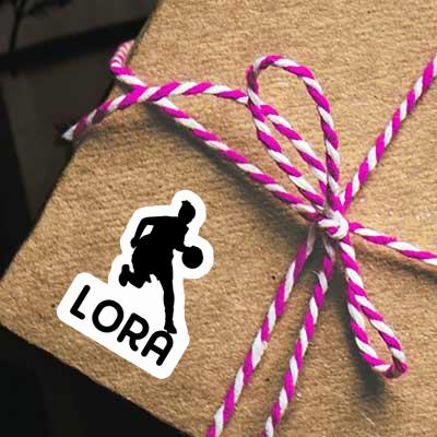 Sticker Basketball Player Lora Notebook Image