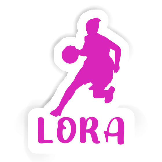 Joueuse de basket-ball Autocollant Lora Gift package Image