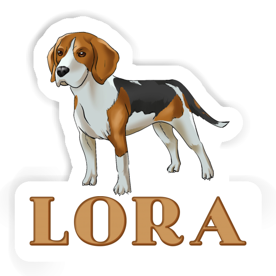 Sticker Beagle Lora Notebook Image