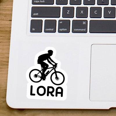 Biker Sticker Lora Laptop Image