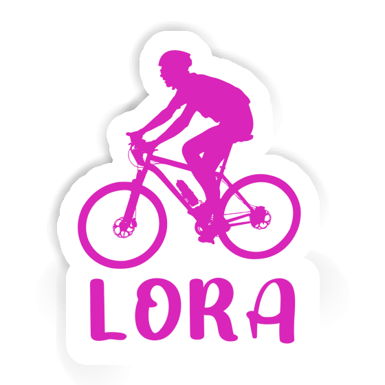 Sticker Biker Lora Laptop Image