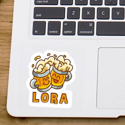 Lora Autocollant Bière Notebook Image